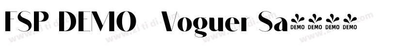 FSP DEMO   Voguer Sa字体转换